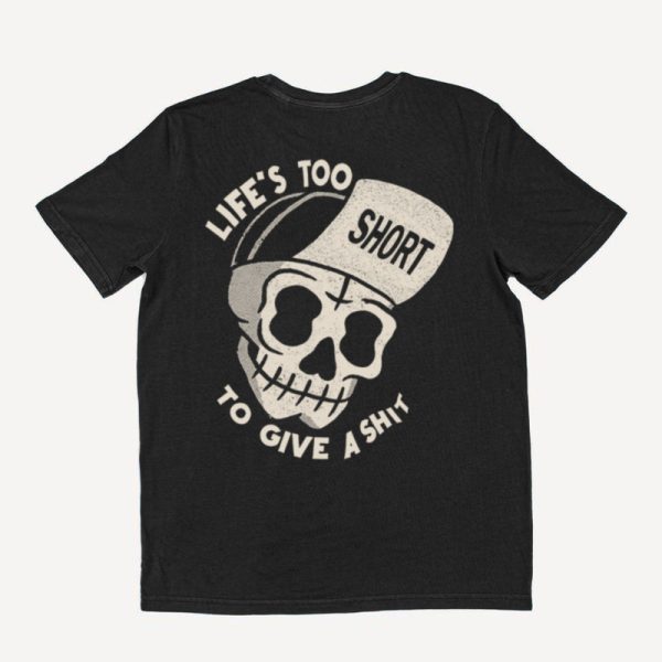 Life's Too Short To Give A Shit Printed Men's T-shirt