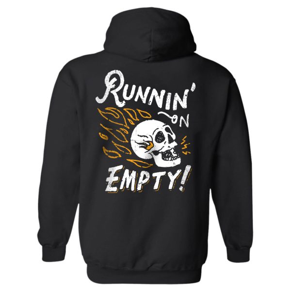 Letter skull print designer hoodie